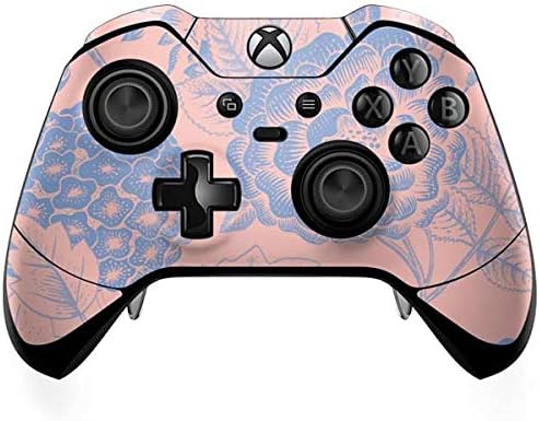 Skinit Decal Gaming Skin Compatible with Xbox One Elite Controller - Originally Designed Rose Quartz & Serenity Floral Design