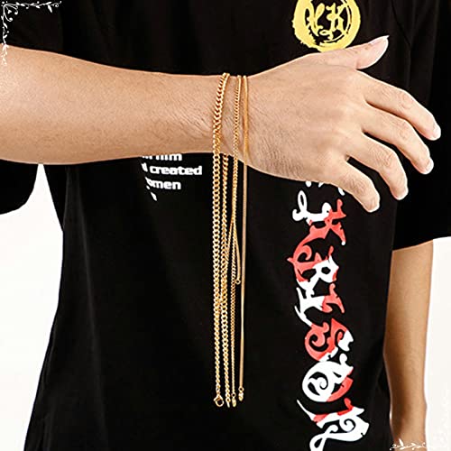 Chaîne de collier en acier inoxydable durable 45-71cm anti-ternissement - 7