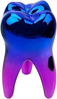 Escultura De Diente Colorida, Modelo De Hada De Los Dientes, Estatua con Forma De Diente para Decoración Personalizada De Hogar, Oficina, Habitación Y Escritorio.