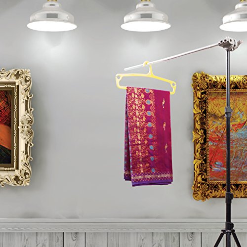 Image of Happy To Hang Ethnica Polypropylene Hanger (Yellow and Red), Pack of 6