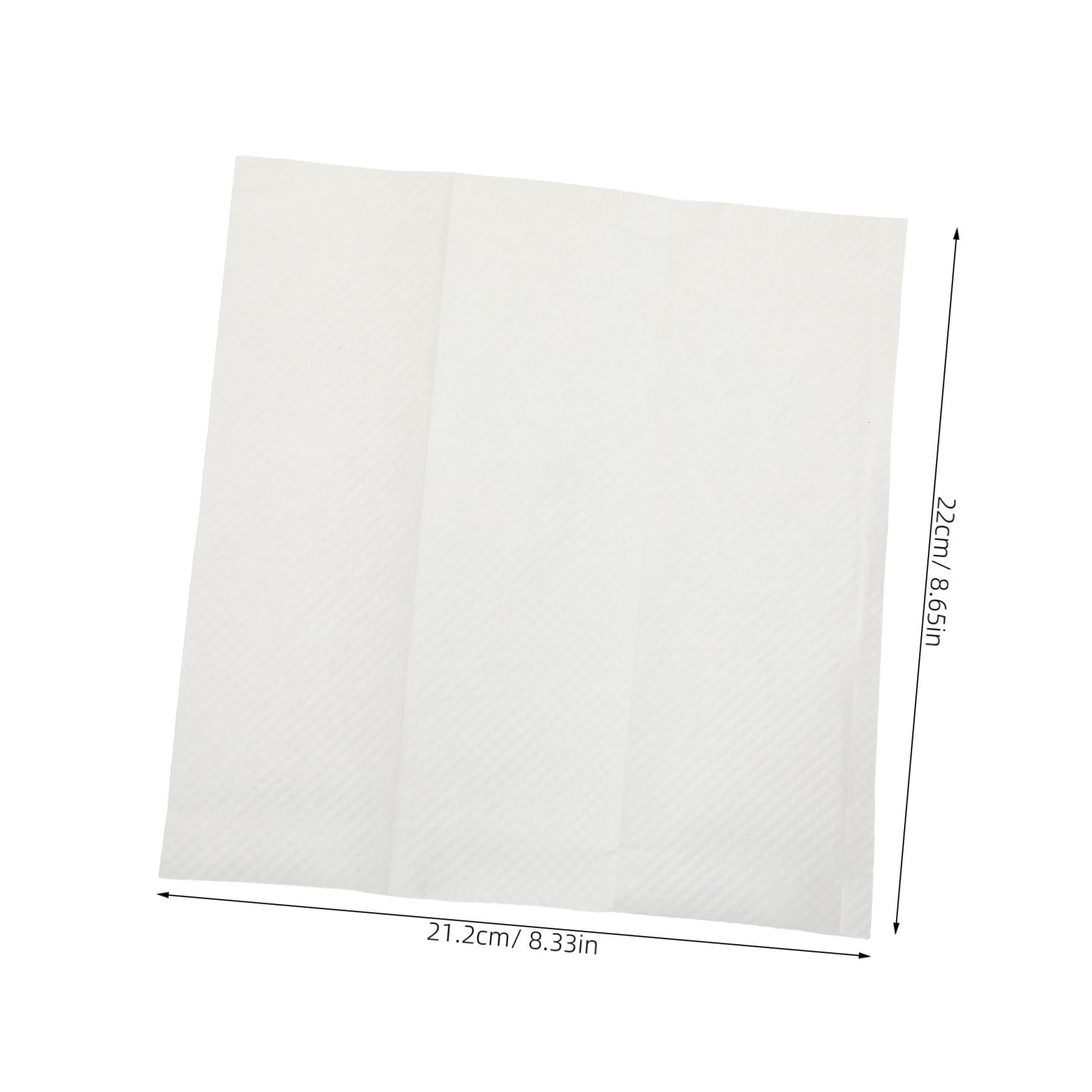 Tovagliolo di Carta Assorbente Rinforzato 400 Pezzi in Polpa | Bianco, Uso per Casa e Ristorante, Formato Asciugamani Carta, Carta Velina Bianca