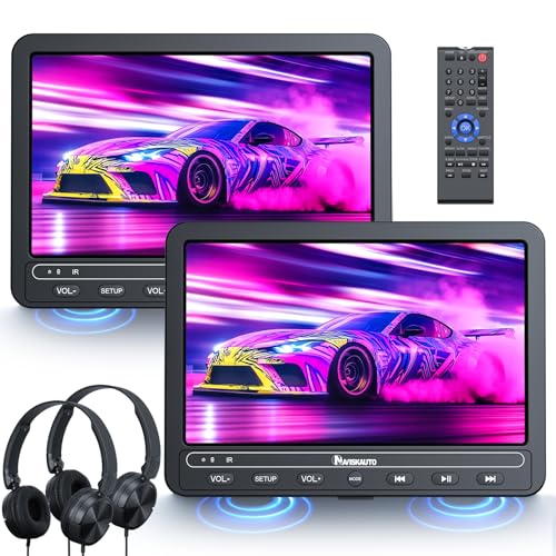 GOnavidio Lecteur DVD Voiture 10,1" Double Écran