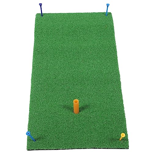 Happyyami Golf Practice Set Portable Golf Turf Swing Mat 30x60cm for Beginners Professionals
