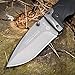 TS Knife | K25 Navaja táctica Marines MAX Cuchillo Plegable Navaja de Bolsillo para Hombres y Mujeres | Hoja Negra de Acero Inoxidable de 9 cm | Cuchillo de Supervivencia, Pesca, Senderismo, Camping