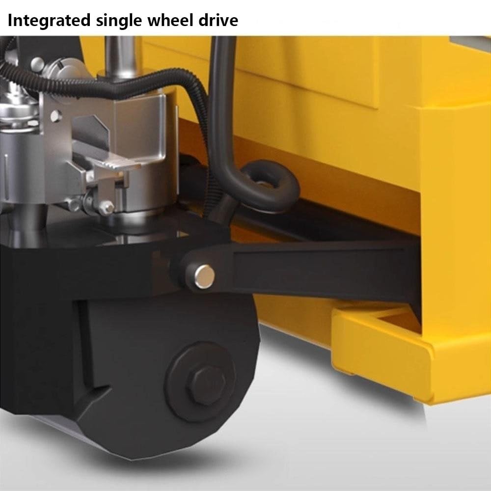 Einfache Manövrierbarkeit Elektrischer Palettenhubwagen mit Lithium-Batterie-Antrieb, klassischer Einer Kapazität von 4400 lbs for Lager, Supermarkt usw(68.5cm)