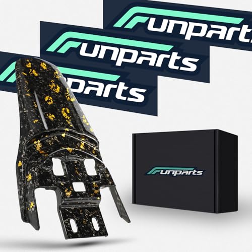 Image of Funparts Dirt Bike Rear Fender Mud Guard Carbon Fiber for Surron Sur Ron Light Bee X /S X260 X160 Electric Dirt Bike Gold