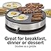Proctor Silex Electric Crepe Maker with 13” Nonstick Griddle for Eggs, Pancakes, Omelets and Quesadillas, with Temperature Control, Spatula, Spreader, Batter Cup, Stainless Steel (38400PS)
