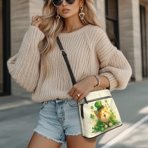 Image of Leather Purses for Women, Leather Hobo Bags for Women Travel Sling Purse Triple Zippered Pockets Shoulder Bag