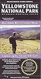 Yellowstone National Park, Wyoming / Montana / Idaho Topographic Shaded Relief Outdoor Recreation Map