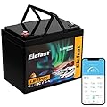 Elefast 12V 100Ah Bluetooth LiFePO4 Lithium Battery, BCI Group 24,Low Temperature Protection Up to 20000 Cycles, 1280Wh Energy LiFePO4 Battery in Small Size, Perfect for RV, Solar, Trolling Motor