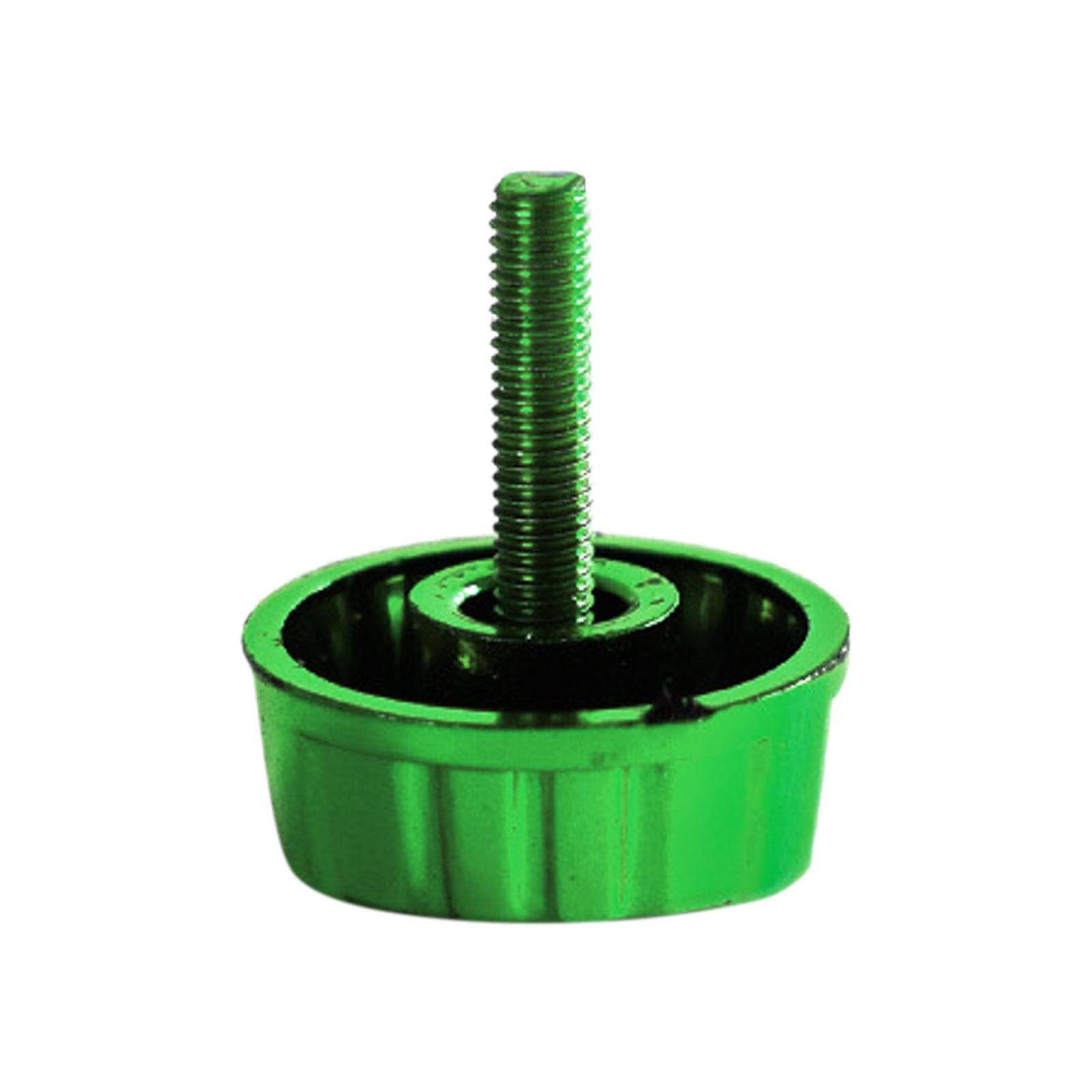 Fishing Gear Fishing Reel Handle Screw Caps Semi Metal Reel Handle Nut Spining Knob Screw For Grip (Green, 2 1cm)