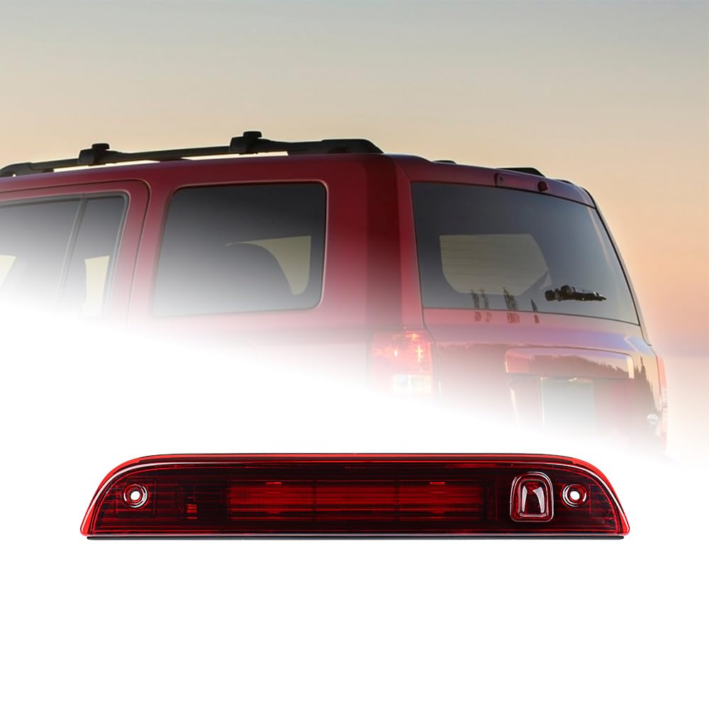 Astra Depot Compatible with 2007-2017 Jeep Patriot 1X Red LED 3rd Brake Light IP67 OE 5116236AB 5116236AC