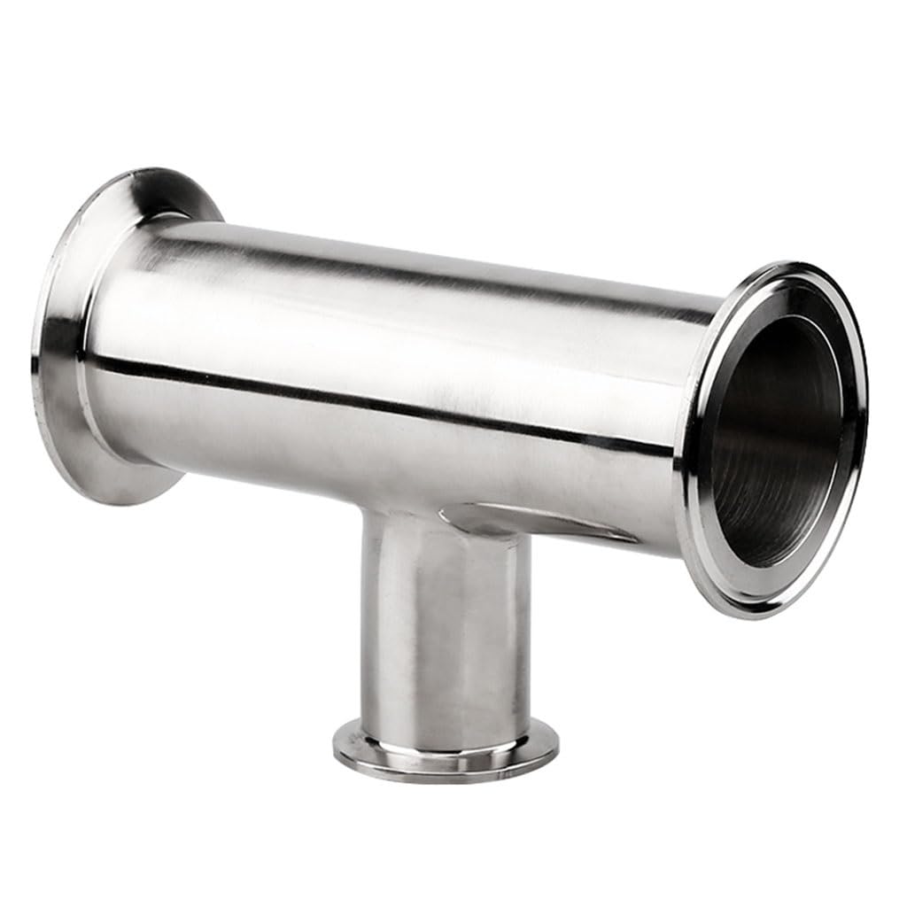 Accesorios de tubería de fundición de acero, 1 Uds. Abrazadera reductora de acero inoxidable OD de 19mm 25 32 38 45 51mm, virola sanitaria conector en T de 3 vías accesorio de tubería de 1,5 "-2" Tri