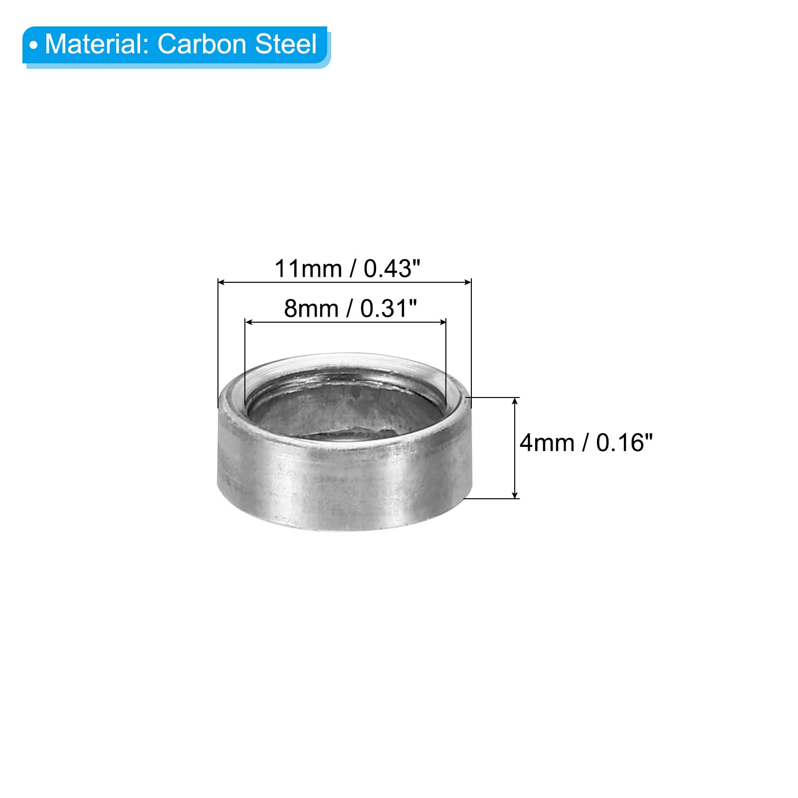 PATIKIL M8 Steel Spacers - Image 2