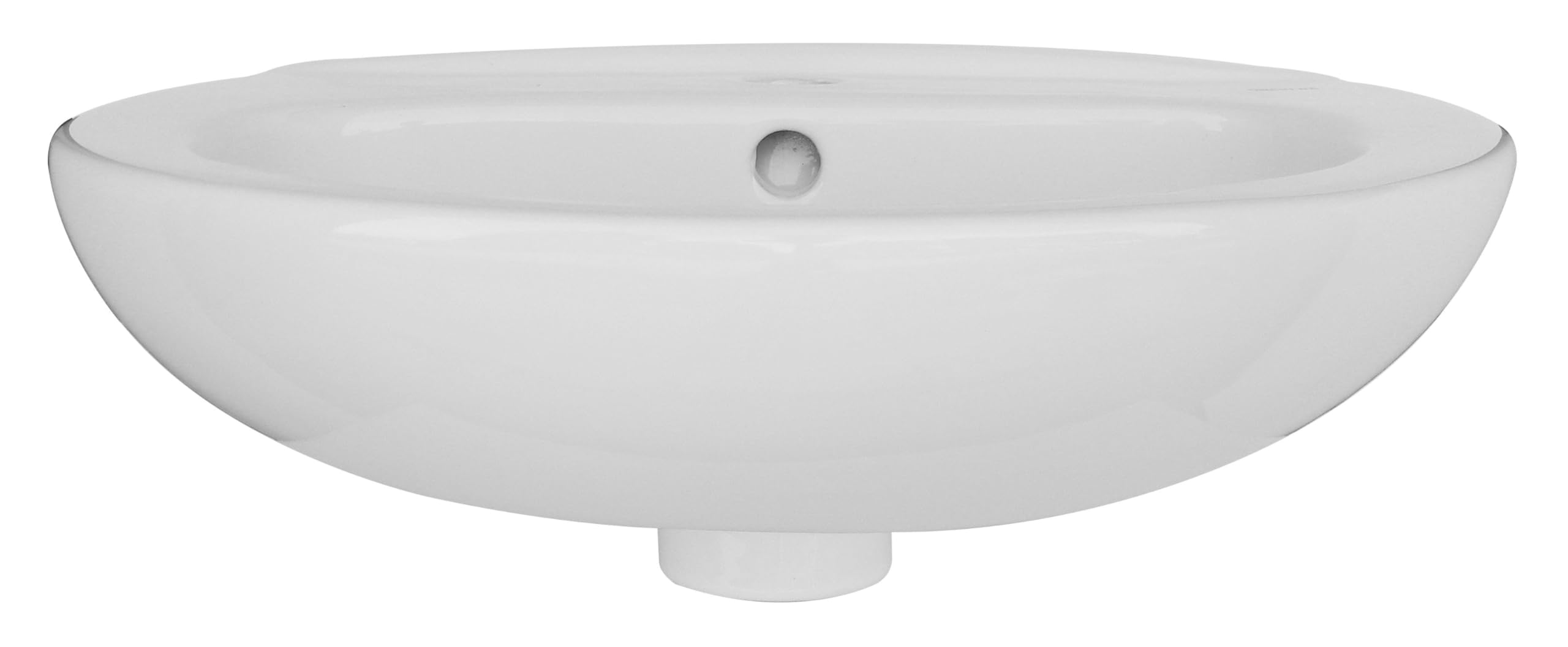 Lavabo in ceramica bianco monoforo 55x44,5 cm - Magic