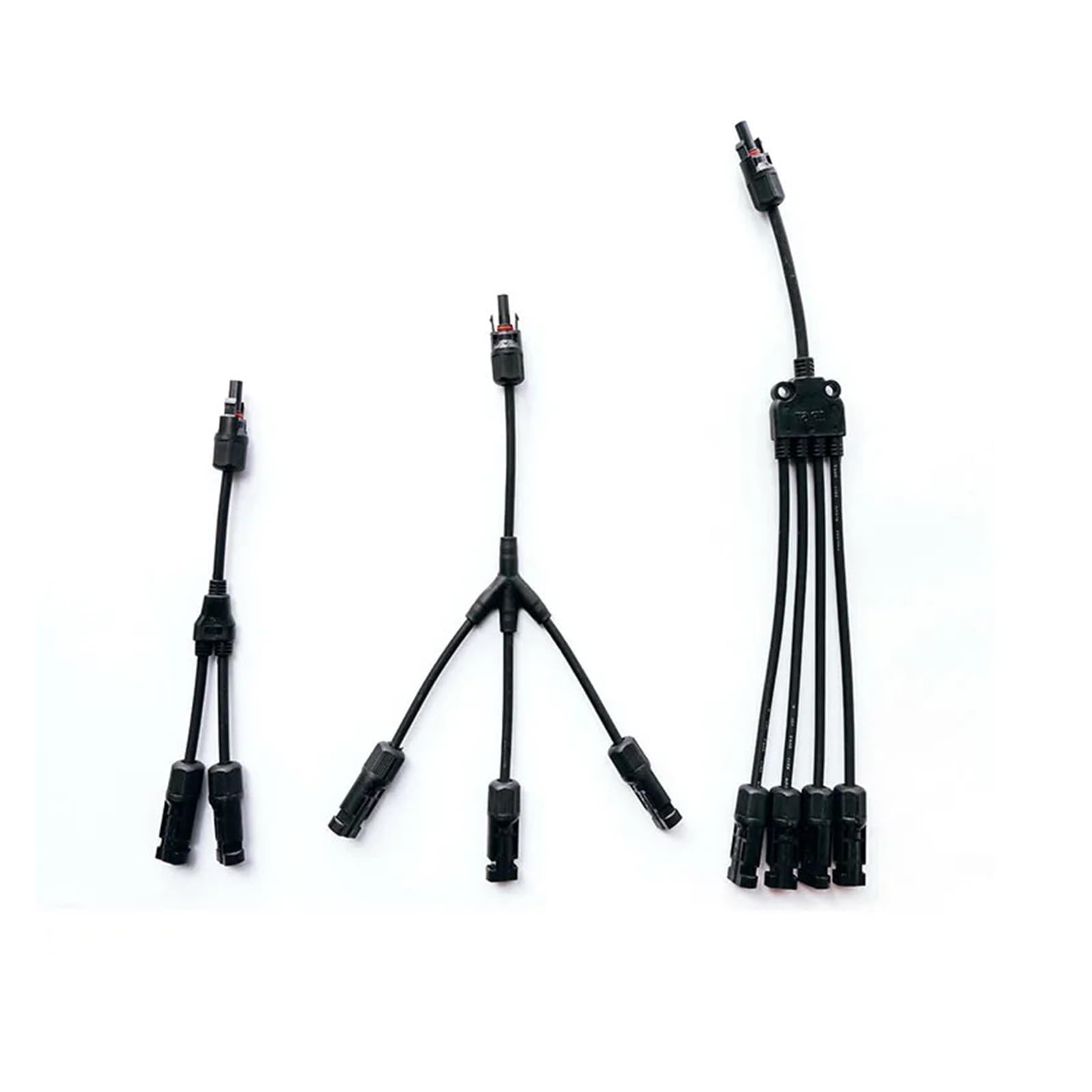 solar stecker 1/5/20/100Set PV Solar Connector T-Typ Y-Typ Zweig Wasserdicht Photovoltaik Männlich Weiblich Batteriemodul Panel PV Stecker Kabel 3-Wege(MC4-T3,5 Sets)