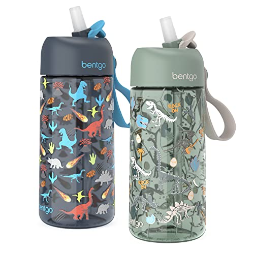 Bentgo Kids Water Bottle 2-Pack - Leak-Proof cover