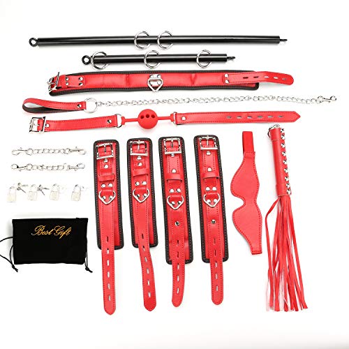 Sovyime 2pcs Black Expandable Spreader Bar with 14pcs Fashion Red Lichi Adjustable Straps Kit Home G Sovyime 2pcs Black Expandable Spreader Bar with 14pcs Fashion Red Lichi Adjustable Straps Kit Home G