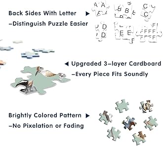 PICKFORU Bird Puzzle for Adults 1000 Pieces and Up, Backyard Birding Puzzle Collects 47 Backyard Birds of North America, Birds Theme Jigsaw Puzzles as Bird Lover Gifts