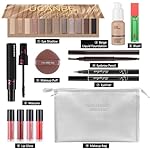 Makeup Set for Women Full kit, Makeup bag with 12 Color Nude Eyeshadow Palette, Mascara, Lip gloss, Blush & Foundation, Beauty blender, Eyeliner Pen, Eyebrow Pencil All in One Gift Set - Image 2
