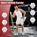 Pull Up Assistance Bands, 5-Level Resistance Bands for Working Out, Pull Up Bands for Men & Women, Exercise Bands for Full-Body Training, Fitness, Physical Therapy, Stretch Workout Bands at Home, Gym - Image 3