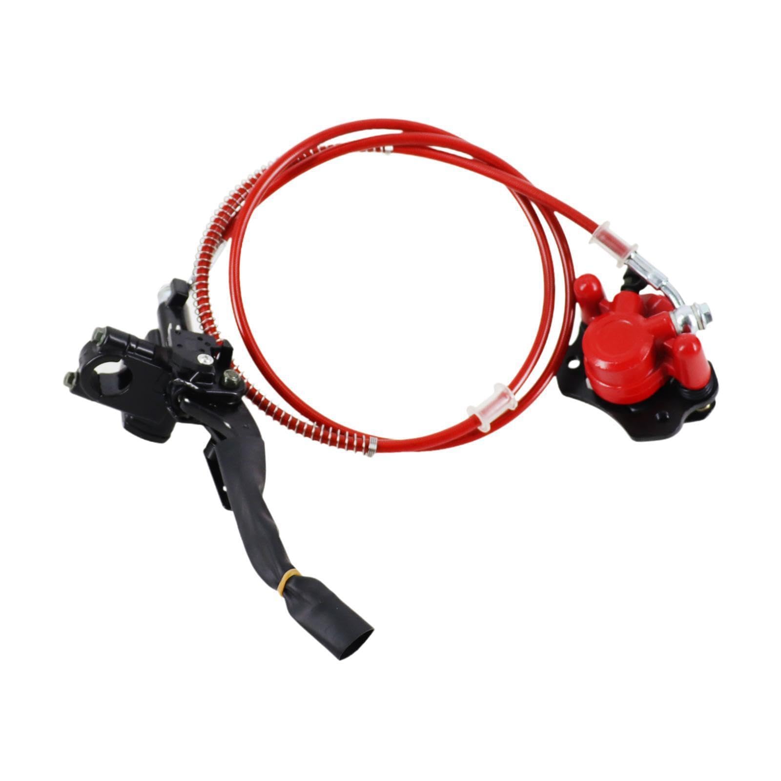Pinza de freno robusta para un Para sistema de freno disco doble hidráulico trasero confiable 50 cc a 150 cc. Conjunto pinza cilindro instalación fácil y manual para 50 y 70