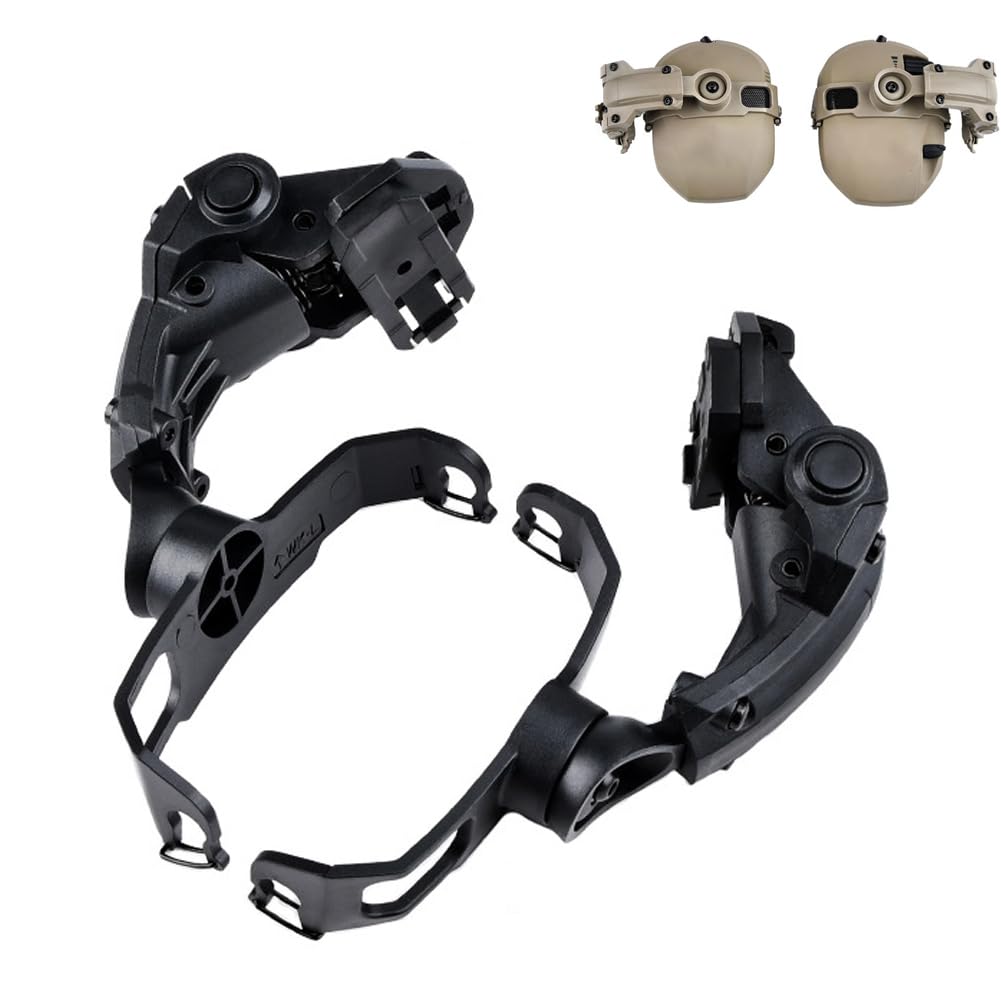 ARC Rail Adapter for Tactical Helmets, Fast Helmets Accessories Compatible with Walker's Razor and Razor Digital Earmuffs
