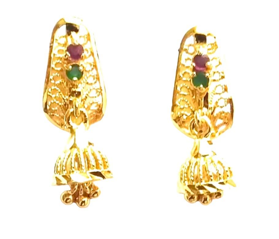 See full amazon price history chart for Trending One Gram Gold Baby Stone Jimikki Earrings Copper Jhumki Earring for Women, Girls, Teenagers, Trending One Gram Gold Baby Stone Jimikki Earrings Copper Jhumki Earring for Women, Girls, Teenagers, (B0DBDNC8S6) Amazon Price History, Amazon Price Tracker