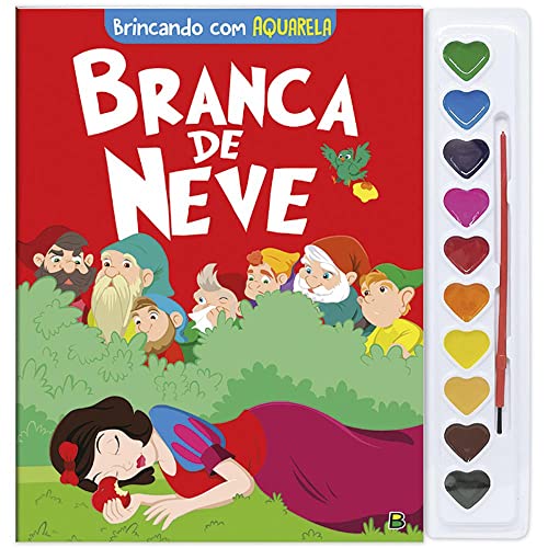 Brincando com Aquarela: Branca de Neve