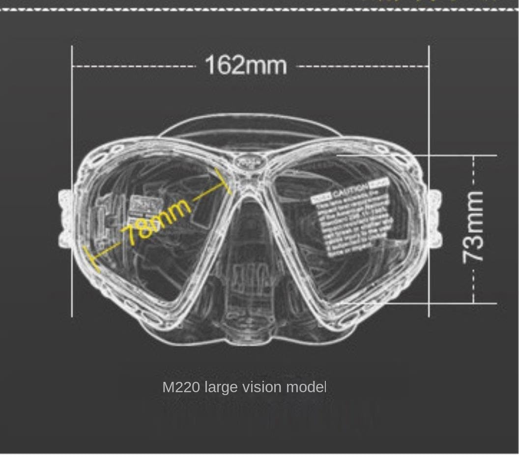 Máscara Snorkel Máscara Buceo Premium Snorkel Set Máscara De Buceo para Adultos Natación Gafas Dry Equipo de Snorkel
