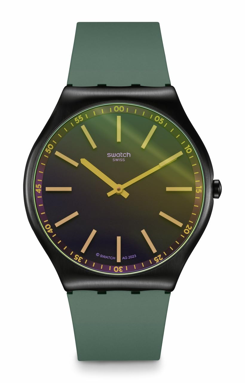 SwatchCasual Watch Green Quartz Stainless Steel GREEN VISION