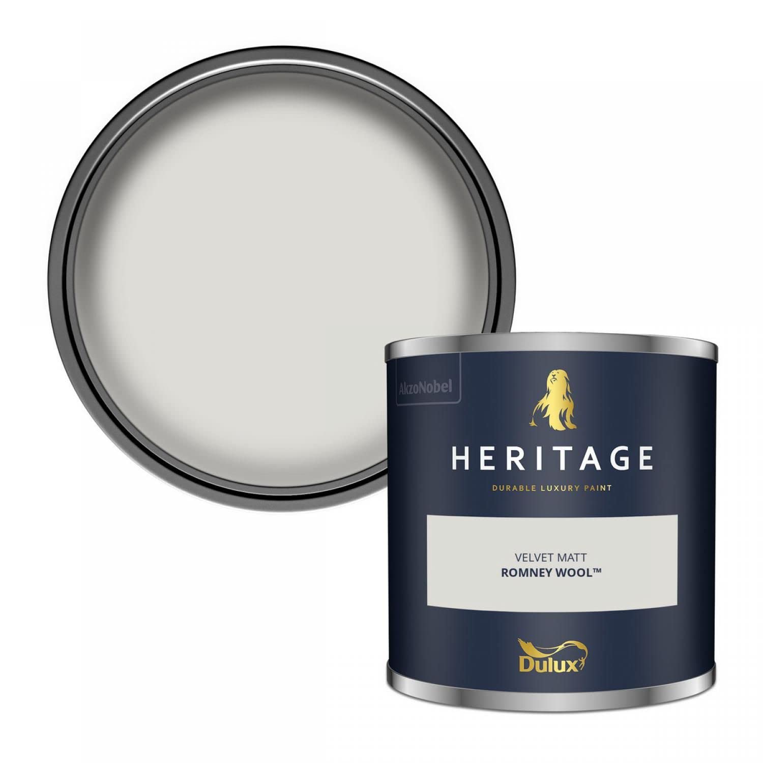 Dulux Trade Heritage Velvet Matt Emulsion Romney Wool (2.5 Litres)