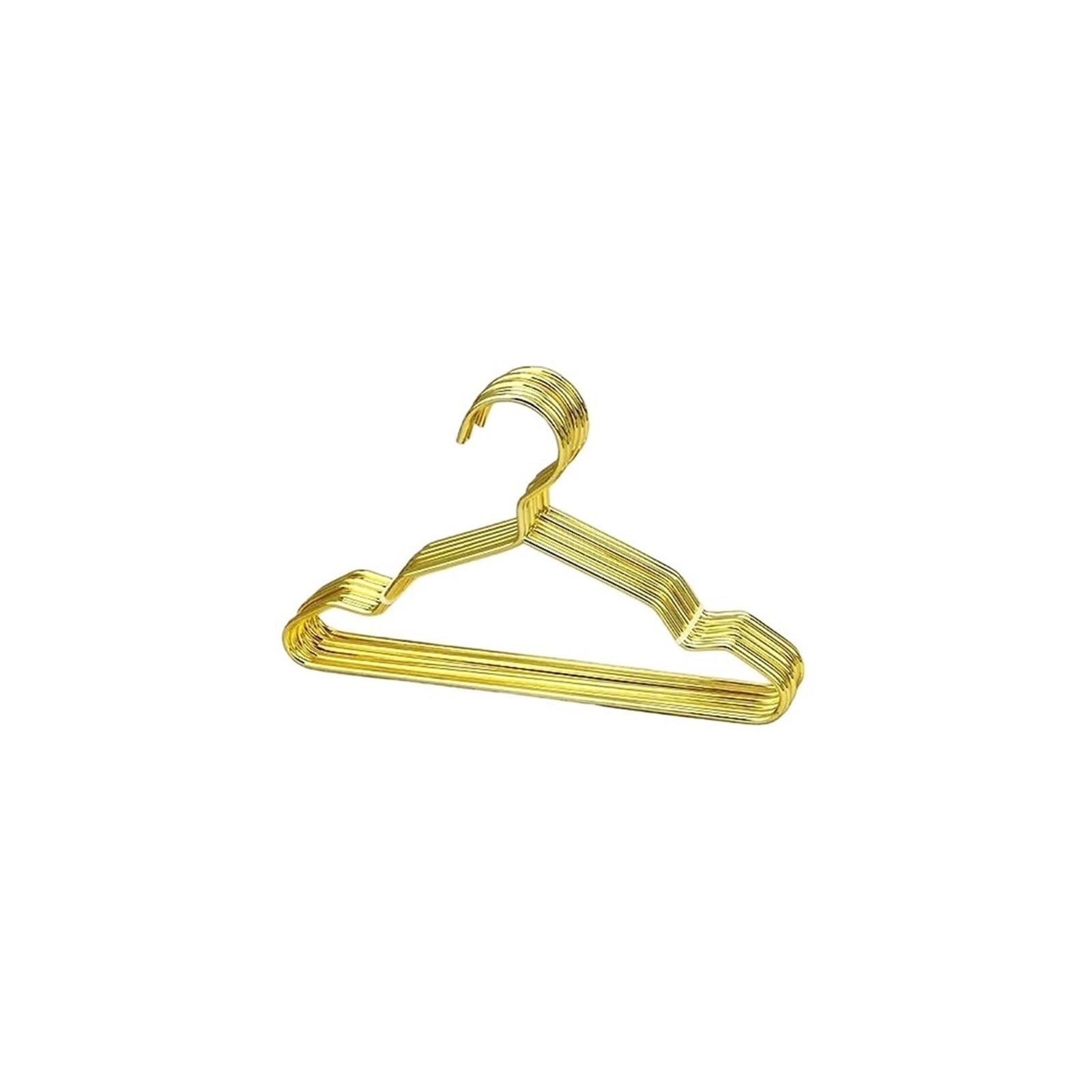 10PCS Stainless Steel Coat Hangers, Soild Clothes Hanger Non-slip Closet(15-A)