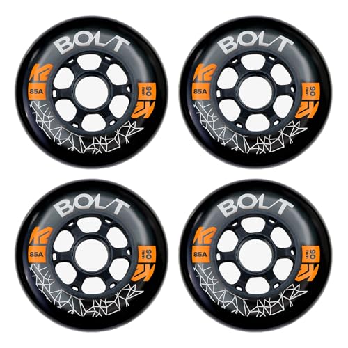 Patins en ligne Bolt K2 Skates roues 90 mm pour réduire les vibrations sur asphalte