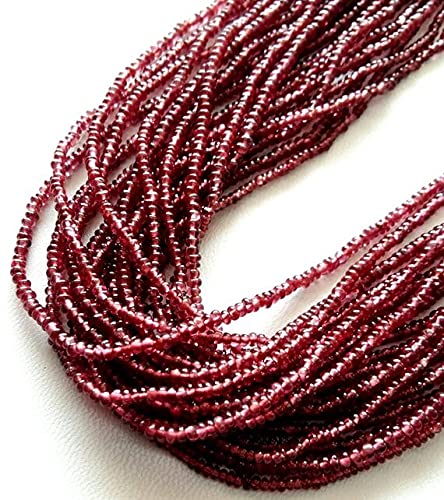 Garnet beads pour créer vos colliers d'été fins en petites perles de grenat