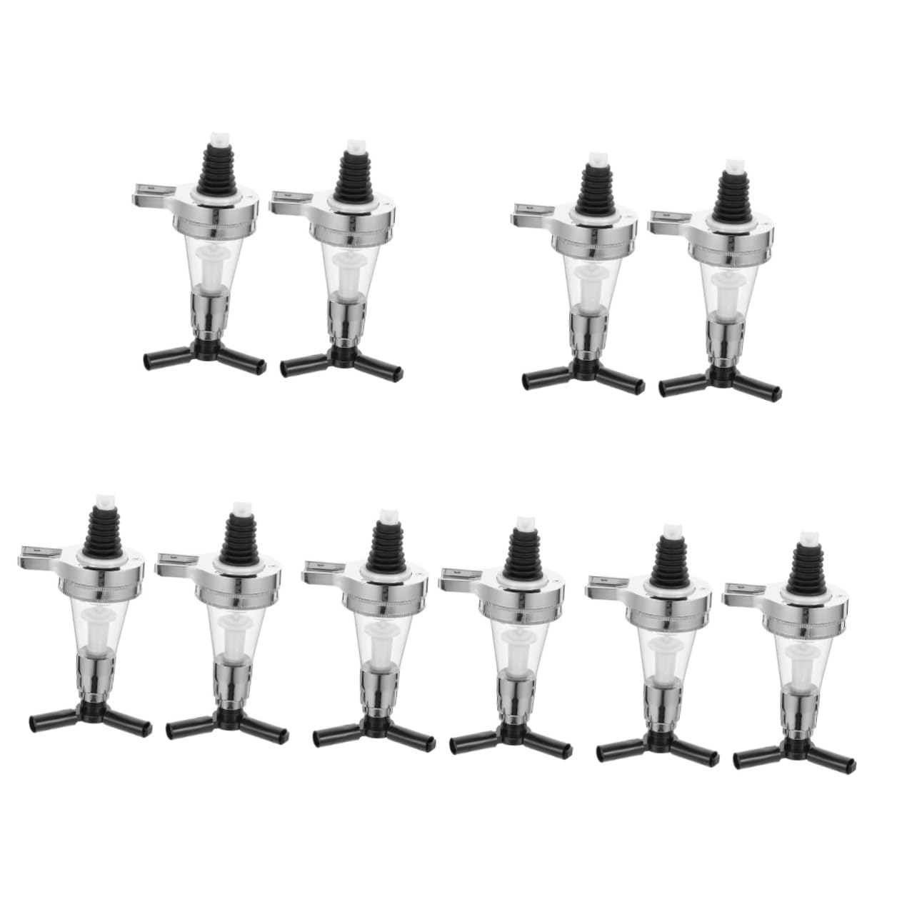 ABOOFAN Lot De 5 Distributeurs De Boissons Commerciaux À Fixation Murale pour Rationnement pour Bar Ou Fête 2 Pièces X 5