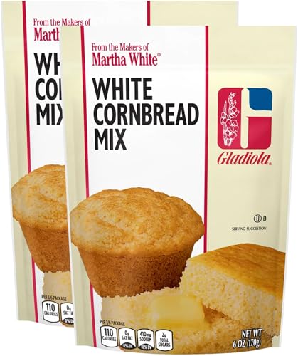 Martha White Gladiola White Cornbread Mix 6 Oz (Pack of 2)