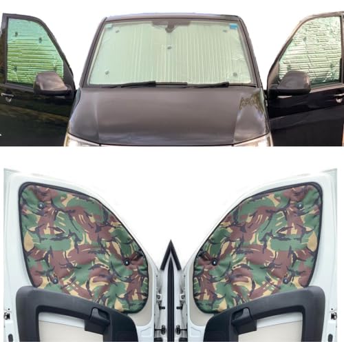 Kit de stores Peugeot Partner Tepee 2018 rideau occultant pare-brise avant camo