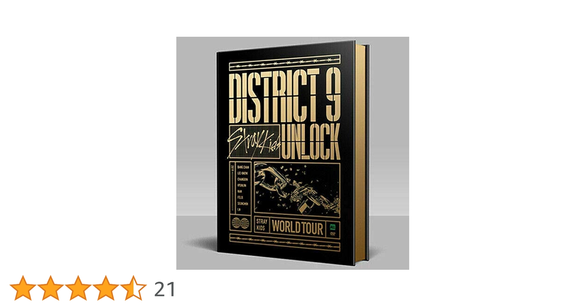 STRAY KIDS WORLD TOUR DISTRICT 9:UNLOCK IN SEOUL DVD FULL PACKAGE