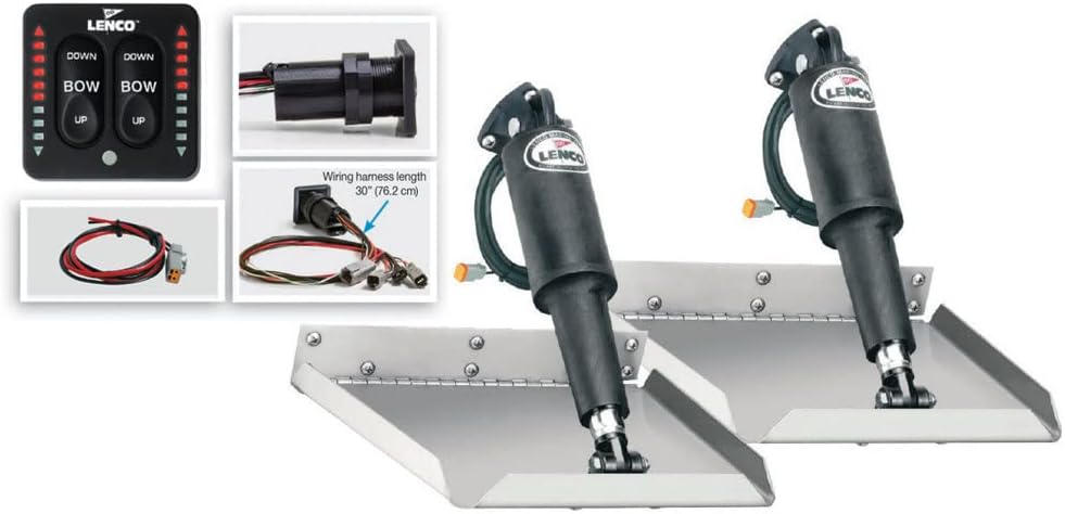 Lenco Marine Inc 15110-103 12" x 12" Edge Mount Kit with : Sports & Outdoors