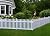 Zippity Outdoor Products ZP19002 Fence Newport, 36" H x 72" W, White