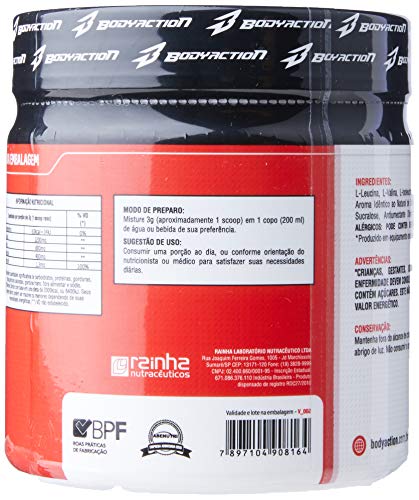 Bcaa Powder - Muscle Builder, Bodyaction, Limão, 100G