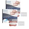 Advanced Customized Full Denture Set,Dentures False Teeth Set, Silicone Reline Denture Set,Natural-Looking Teeth, Soft and Comfortable 2 Set