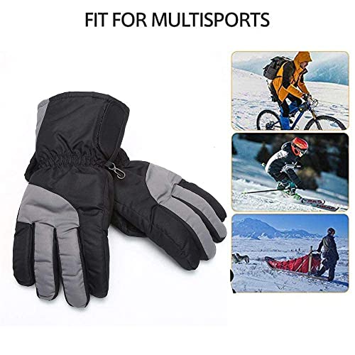Gants électriques chauffants USB avec isolation thermique intégrée pour le ski - 7