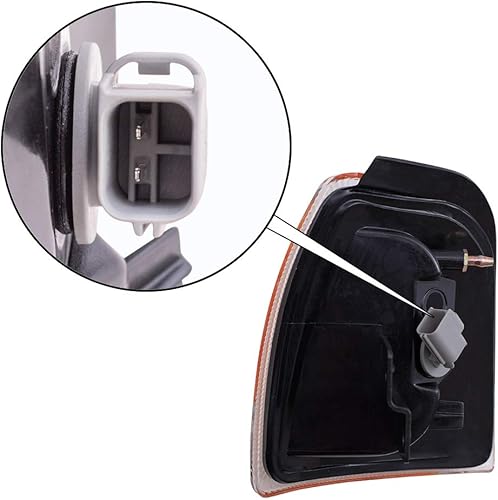 Miniatura 4 de Brock Luces de repuesto para señal de estacionamiento para conductor y pasajeros, compatibles con camioneta Ranger 2006-2011 6L5Z1 5A201 BA 6L5Z1