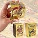 55 PCS Gold Foil Card Golden Card Packs TCG Cards Deck Box Vmax GX DX Rare for Kids Birthday Party Gifts Include Assorted Rare Foil Cards (No Duplicates)