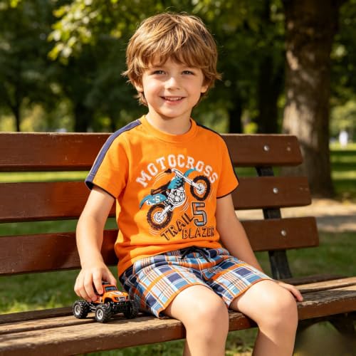 Image of LMYOVE Casual round-neck short-sleeved T-shirt and short suit summer beachwear