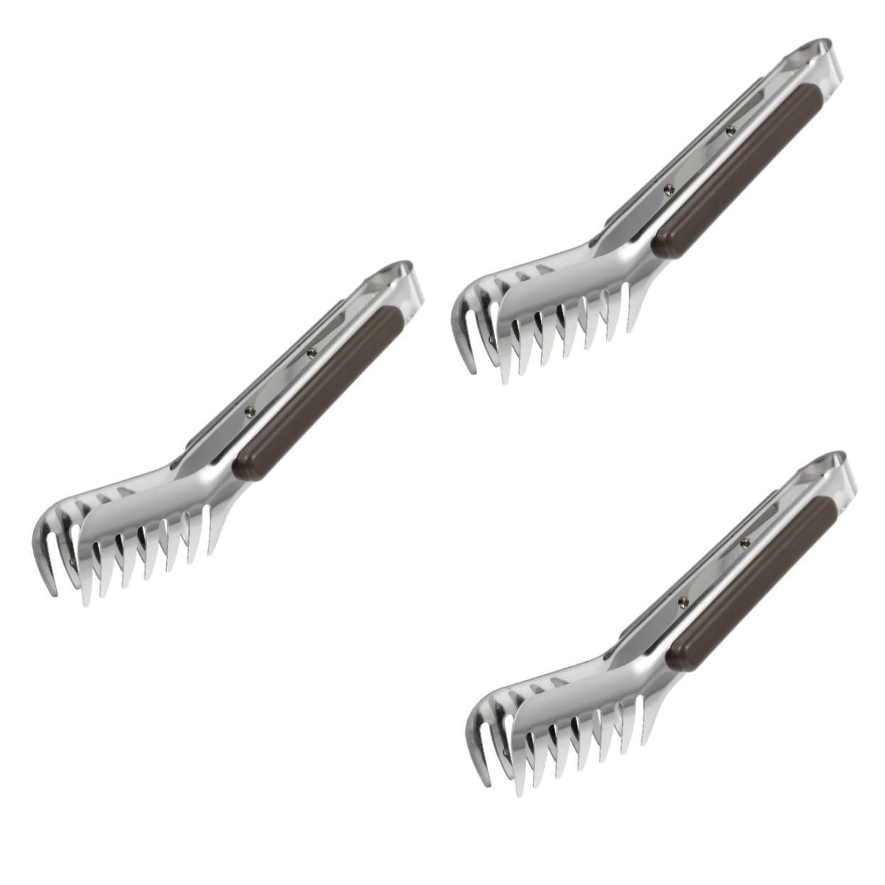 Clips de pasta Amosfun con agarre firme y seguro para cocinar bacon sin quemaduras