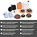 Goplus 7 Inch Electric Car Polisher 6 Variable Speed Buffer Waxer Sander Detail Boat w/Case (Complete Set)