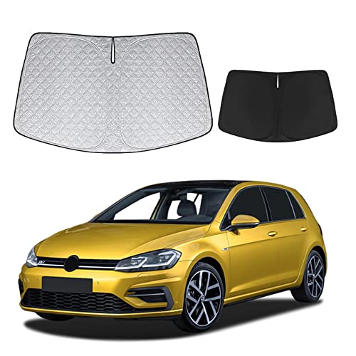 Opaltool Frontscheiben Sonnenschutz Auto Ersatz für VW Golf MK7 2014-2020